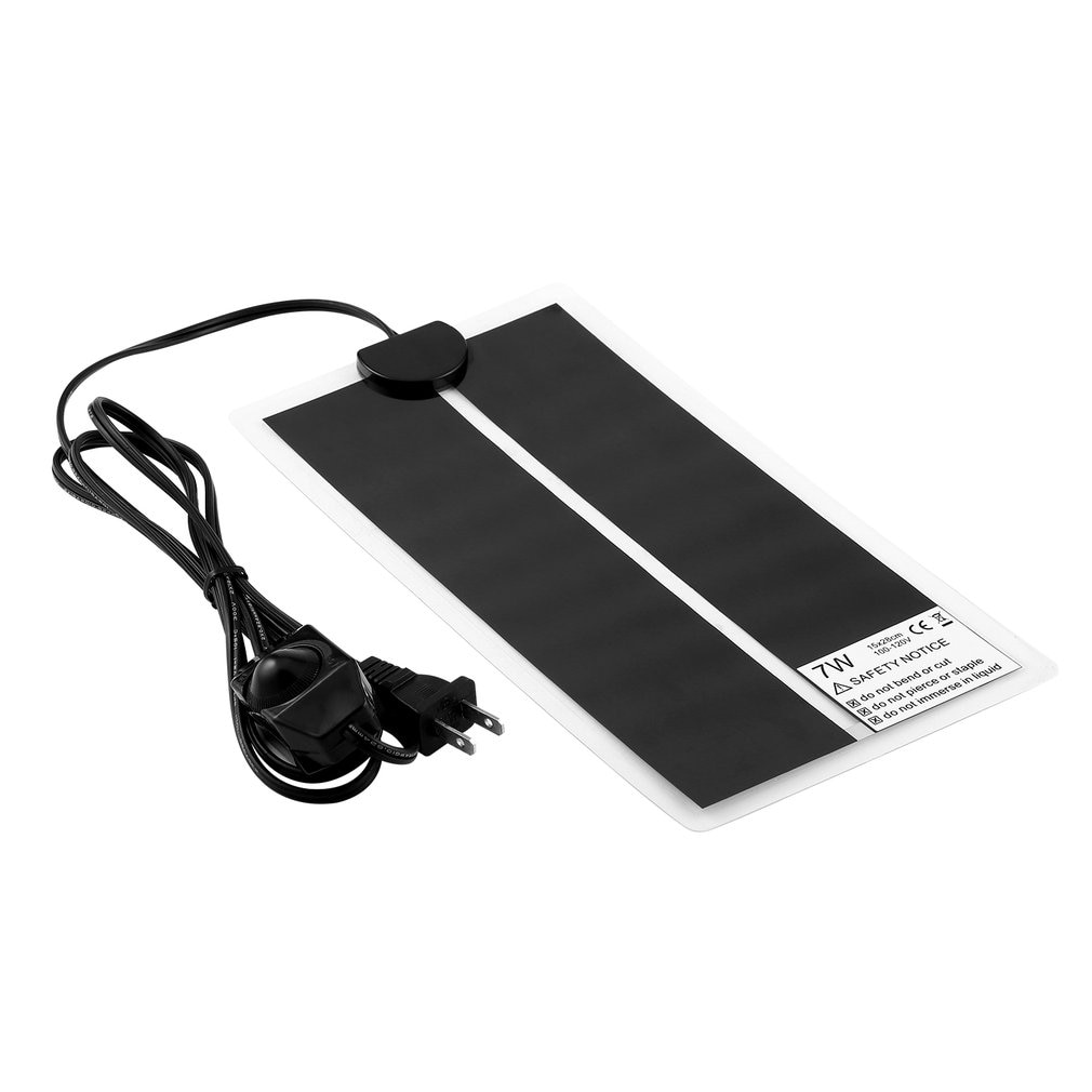 Heizung Pad 110V 7W Haustiere Schnelle Heizung Blatt Terrarium Reptilien Wärme matt mit Temperatur Regler Inkubator matt Haustier werkzeuge