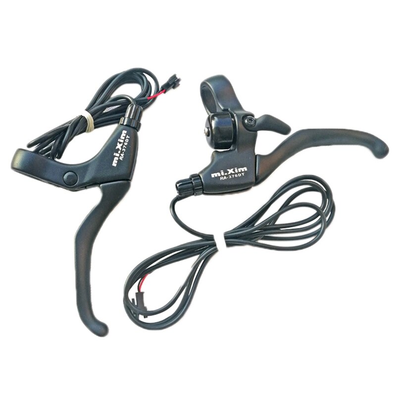 Mi.Xim 1 Paar Elektrische Fahrrad Bremshebel Fahrrad E-Rolle schneiden aus Energie Bremse mit Glocke für Mtb Straße Fahrrad E-Bremse 22,2 Mm Durchmesser