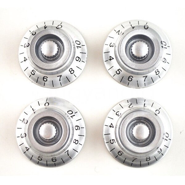 Silber oben Hütte Elektrische Gitarre Knöpfe Für Gibson SG Stil Elektrische Gitarre