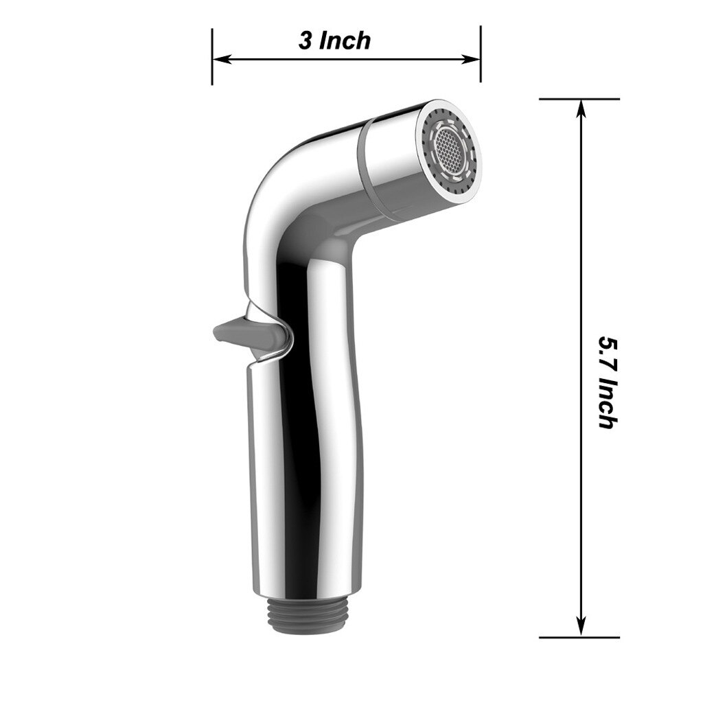 Hand gehaltenen Bidet Spritzgerät einstellen Zubehör Wagen Hand gehaltenen leicht Installieren ABS Haustier Toilette Windel Bad Dusche Reinigung Schlauch Halter