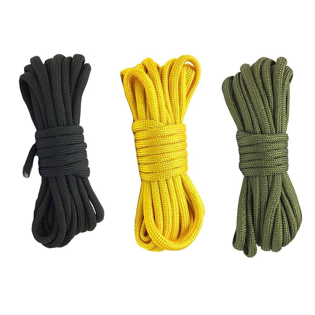 7-schnur Geflochtene Dia.4mm Fallschirm Kabel für Überleben Fallschirm-schnur Schlüsselband Camping Klettern Camping Seil Wandern Wäscheleine