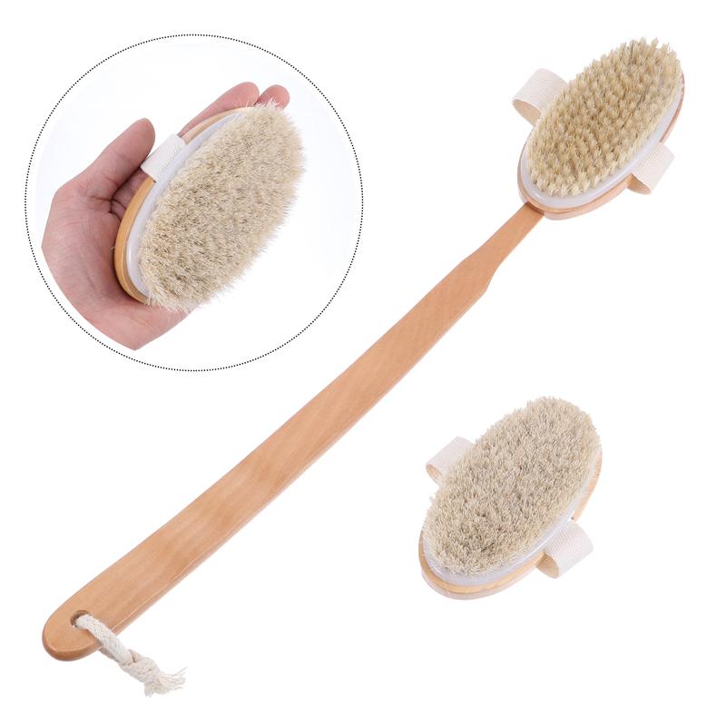 1 einstellen Holz Dusche Pinsel Körper Wäscher Dusche Zurück Unterlegscheibe Schlecht Körper Pinsel