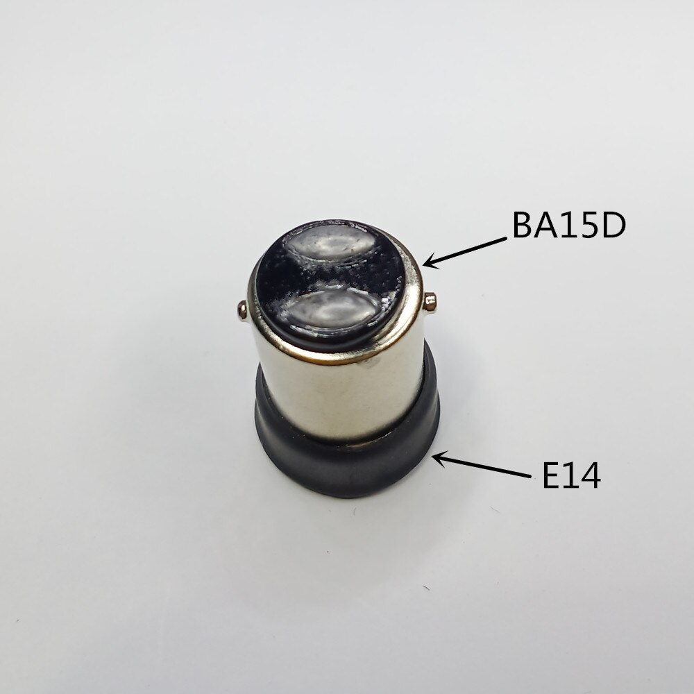 BA15D zu E14 Umwandlung lampe Halfter E14 Lampe Konverter BA15D lampe Halfter Adapter lampe Basis E14-BA15D drehen zu e14