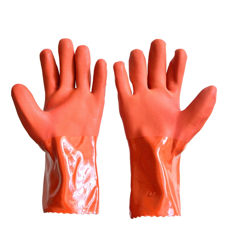 Arbeit Handschuhe matt nicht-Unterhose Reparatur Eingetauchte PVC Arbeits Handschuhe Widerstehen Säure Alkali Öl nachweisen Handschuhe Industrie Schutz Handschuhe