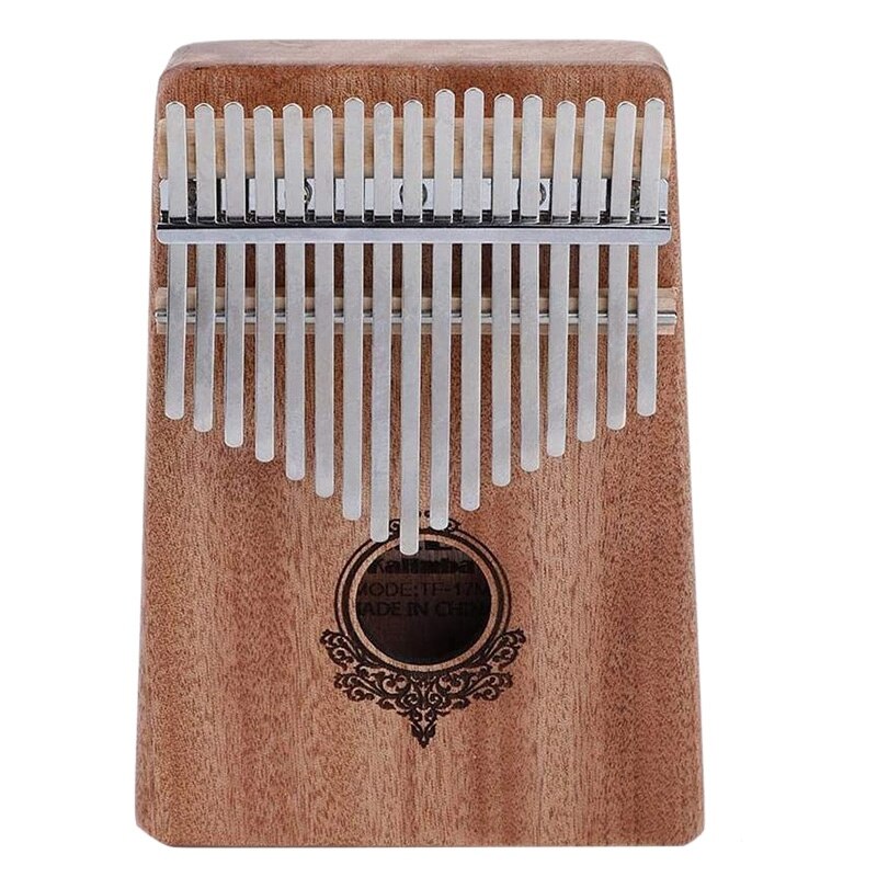 Kalimba Daumen Klavier, 17 Tasten Tragbare Mahagoni Holz Afrikanische Musik Finger Klavier mit stimmen Hammer für Musik Liebhaber