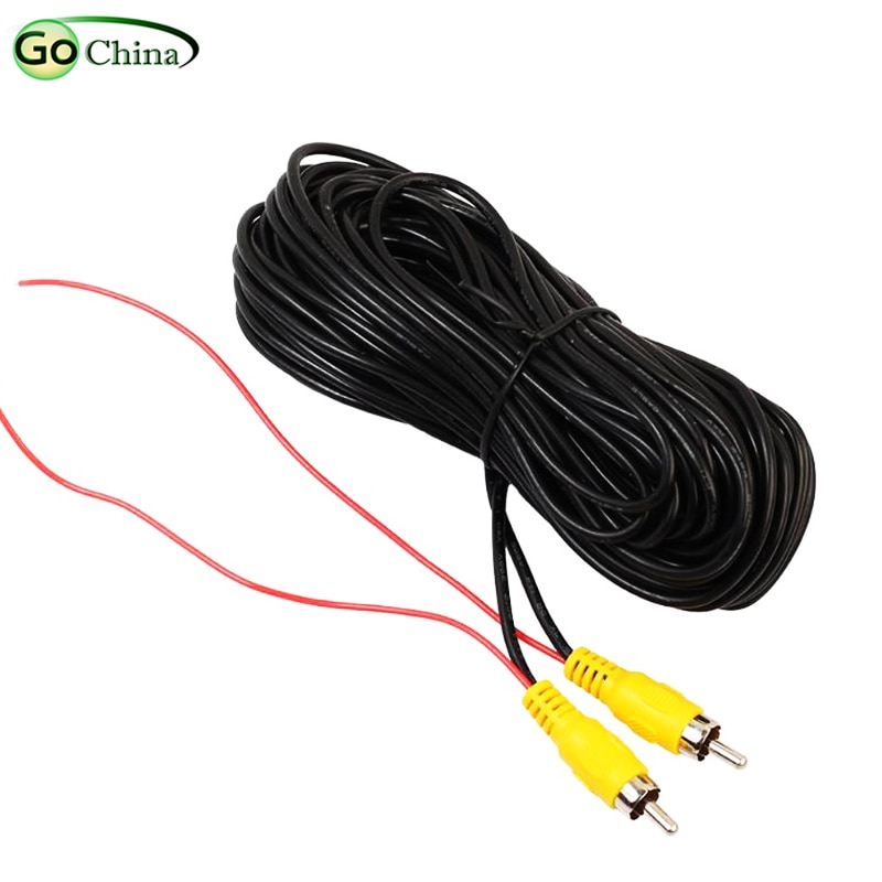 RCA Video Kabel Tulpe Video Kabel Für GPS Navigator Monitor Rückfahrkamera Parkplatz Rückfahrkamera Video Kabel 6M,10M,15M,20M