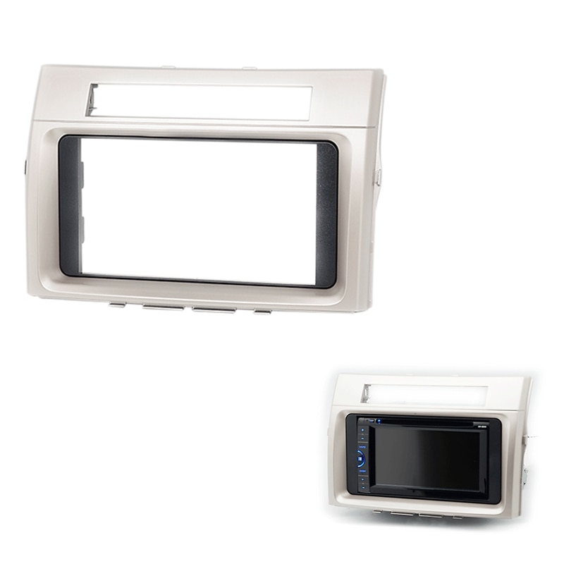 -2Lärm Auto CD/DVD Radio Faszie Montiert für TOYOTA Corolla Verso 2004 Stereo Armaturenbrett Umgeben Tafel Montage rahmen