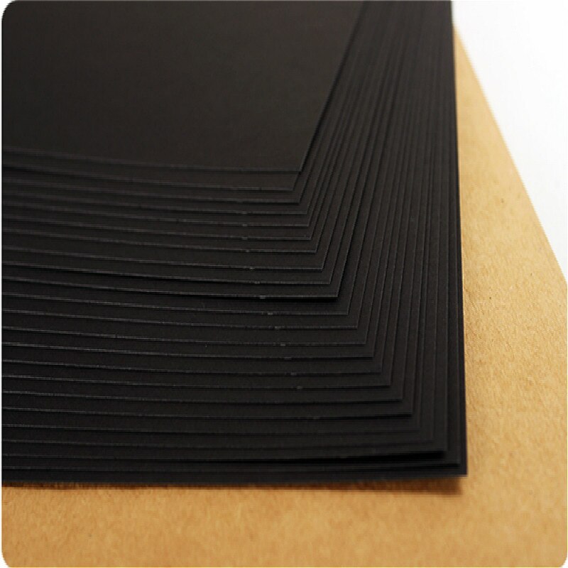 Schwarz A3/A4/8 karat/4 karat Harte Karte Papier handgefertigt Kunst Karton 180gsm/120gsm /230gsm/250gsm Kopie Papier Handwerk Papier
