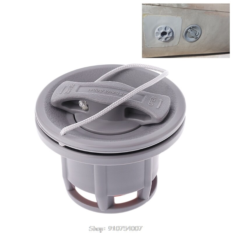 8 löcher Aufblasbare Stiefel Floß Schlauchboot Kajak Kanu Zubehör Luft Ventil Adapter Kappe N16 20