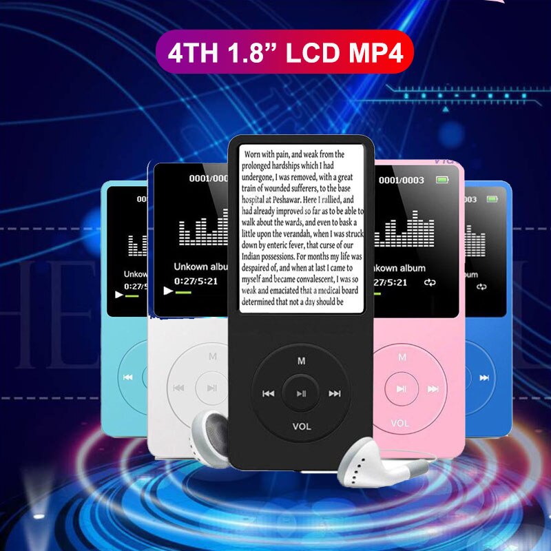 MX892 Stil Tragbare 1.8 'Lcd Mp3 Mp4 Spieler Für Ipod Musik Spieler Fm Radio Tragbare Bunte Mp3 Mp4 Spieler musik Video