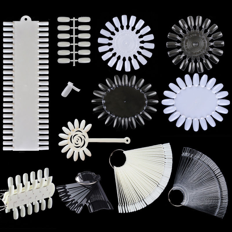 Land Mond Falsche Nagel Tipps Nagel Kunst Gel-Mangel Farbe Karte Palette Nagel Kunst Praxis Bord Anzeige-Werkzeug