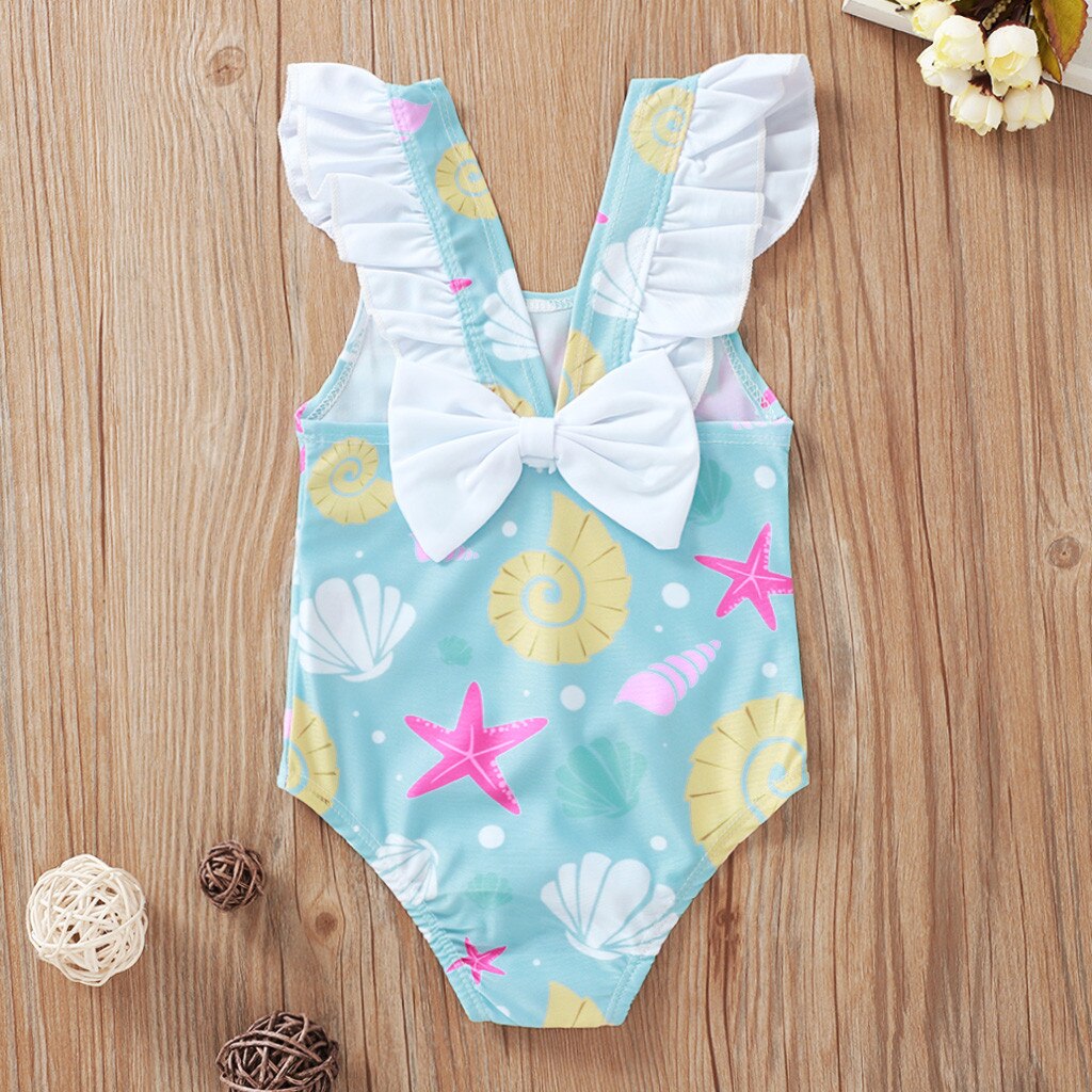 Kleinkind freundlicher Baby Mädchen Blume Bikini Badeanzug Bademode Badeanzug Bademode Badpak Meisje freundlicher kleidung Für freundlicher # Y
