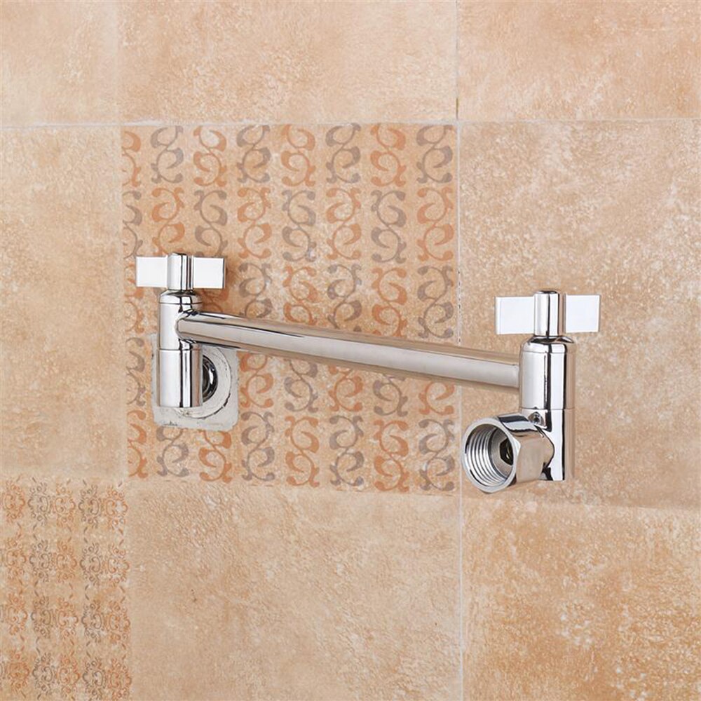 Dusche Arm Verlängerung mit Schloss Gelenke Einstellbar Dusche Arm Chrom Poliert Durcheinander Dusche Kopf Verlängerung Arm für Showerhead