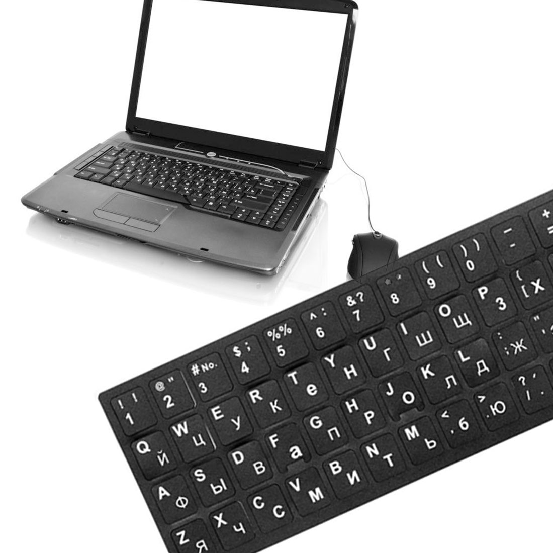 Russische tastatur Abdeckung Aufkleber Für Mac Buch Laptop PC Tastatur 10 'BIS 17' Computer Standard knapp Layout Tastatur deckt Film
