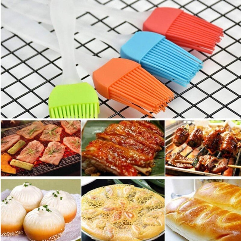 1Stck BBQ Pinsel Kuchen Pinsel BBQ Zubehör Gesunde Flüssigkeit Öl Butter Brot Gebäck Pinsel Für Küche Zubehör
