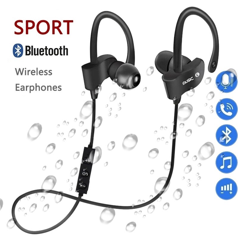 Drahtlose Kopfhörer Drahtlose Kopfhörer Bluetooth Fone de ouvido Musik Headset Gamer Freisprecheinrichtung für iphone X 9 8 Huawei Ohr Handys