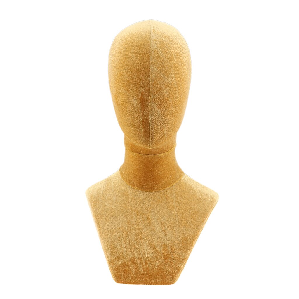 Freistehende Samt Modell Mannequin Kopf Stehen Für Perücken Hütte Schmuck Anzeige für Wohnkultur Salon Einzelhandel Einkaufen