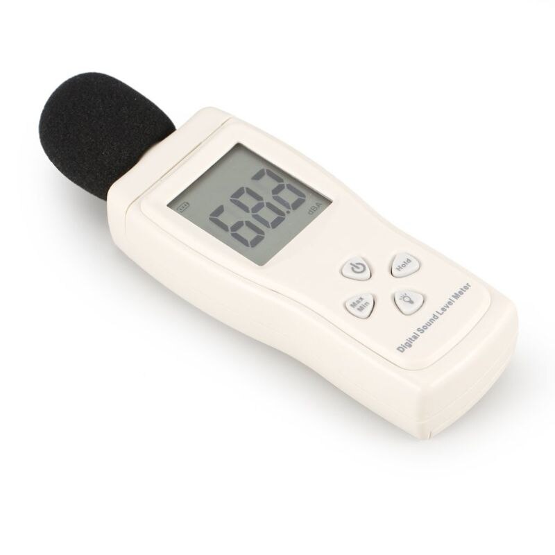 wie804 Digital Klang eben Meter 30-130db Dezibel Meter Lärm Überwachung Tester R9UF