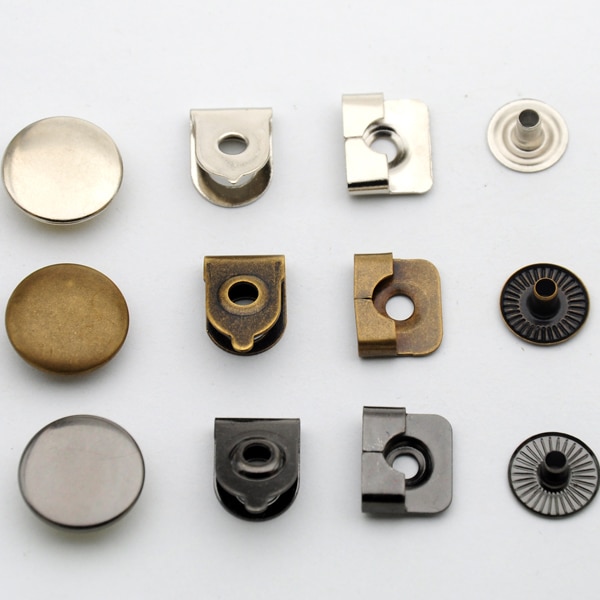 80setzt Hosen Felsen haken 15mm 4-teil metall Durcheinander hosen hosen röcke haken für junge/männer silber Bronze- näHenne haken er-030