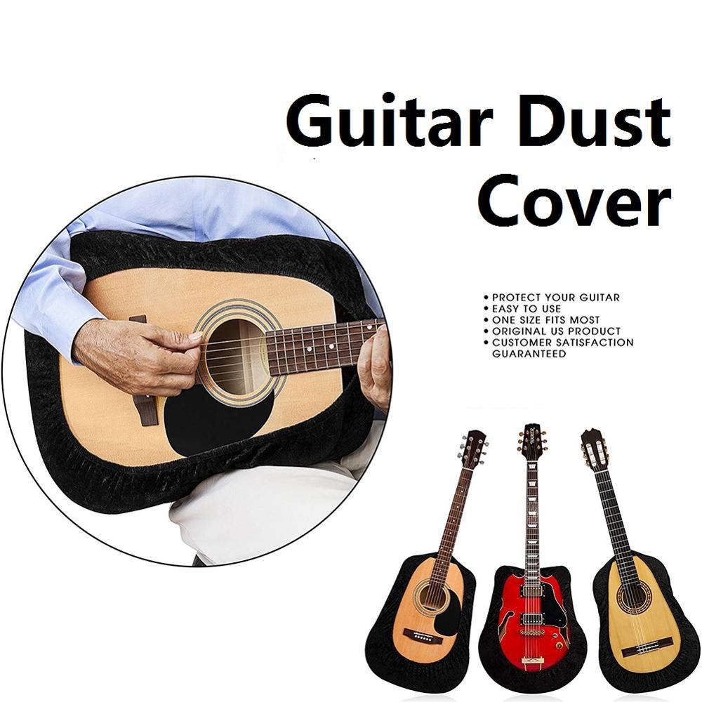 Gitarre Instrument staub abdeckung samt leistung tasche tasche schutzhülle für klassische Flamenco gewölbten schneiden gitarre schwarz abdeckung