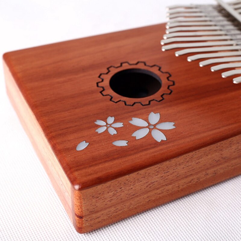 Kalimba Daumen Klavier 17 Schlüssel mit Tasche, Hammer und Musik Buch, Perfekte für Musik Liebhaber, Anfänger