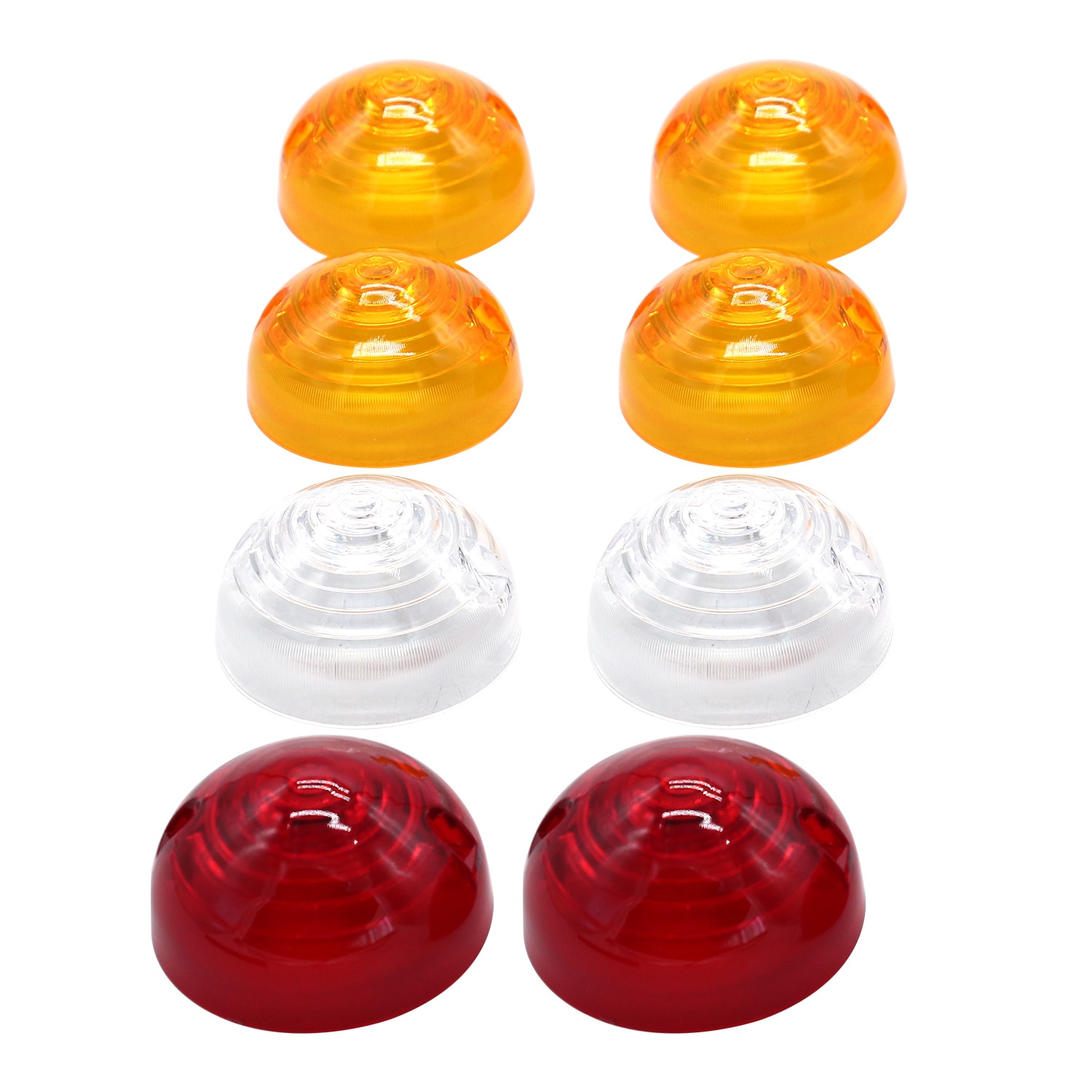 8 Stck Schwanz Licht Objektiv Bausatz Anzeige Seite Lampe Ersatz für Land Rover Serie 3 Alle Modelle Verteidiger 1995 vorne alle Modelle