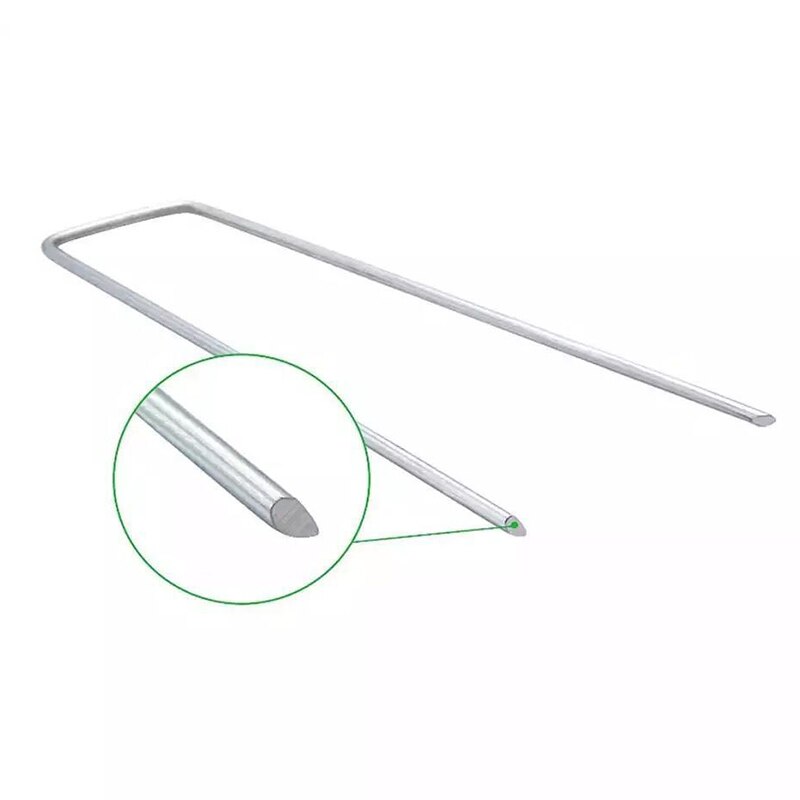 U-bilden Landschaft Garten Heftklammern Rasen Heftklammern 50 stücke Einsätze für Unkraut Barriere Stoff Bodendecker und Landschaftsbau LB88