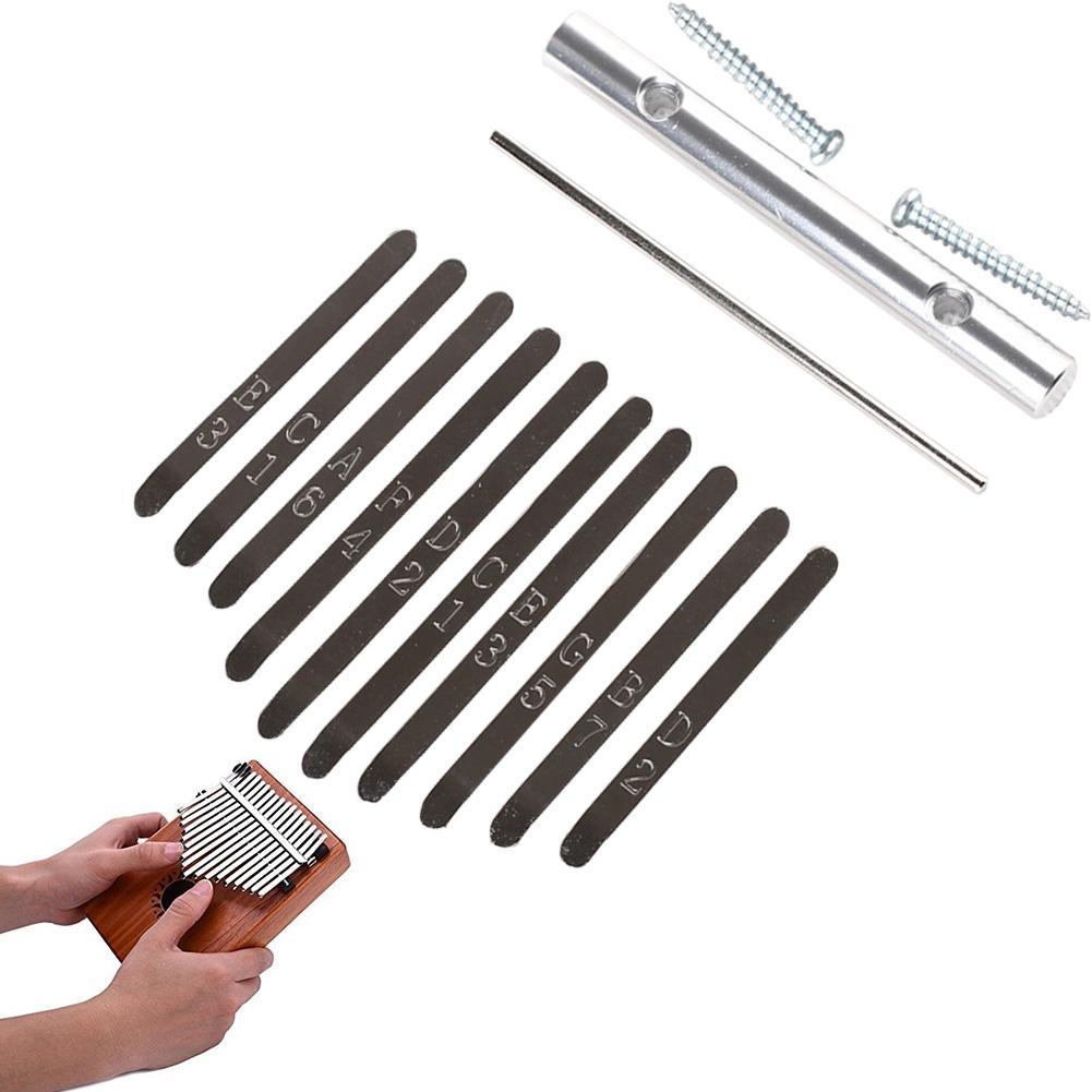 DIY dauerhaft Daumen Klavier Stahl Schlüssel Woodbridge Schrapnell Schriftzug Tastatur Musical Instrument Zubehör für 10-Tonne Daumen Klavier