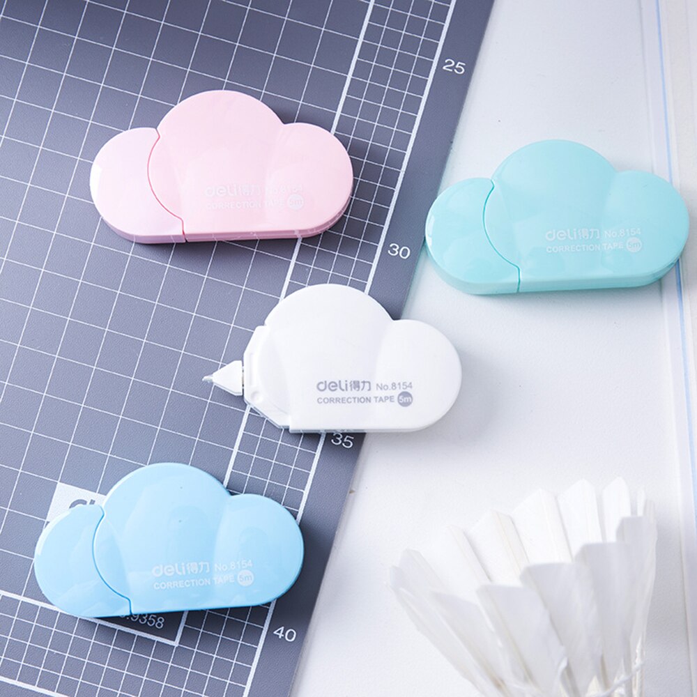 Beliebte Mini Farbe Zufällig niedlich Wolke Kleine Korrektur Band Neuheit Büro Schule Liefert Korrektur Gürtel Büro Schule Liefert
