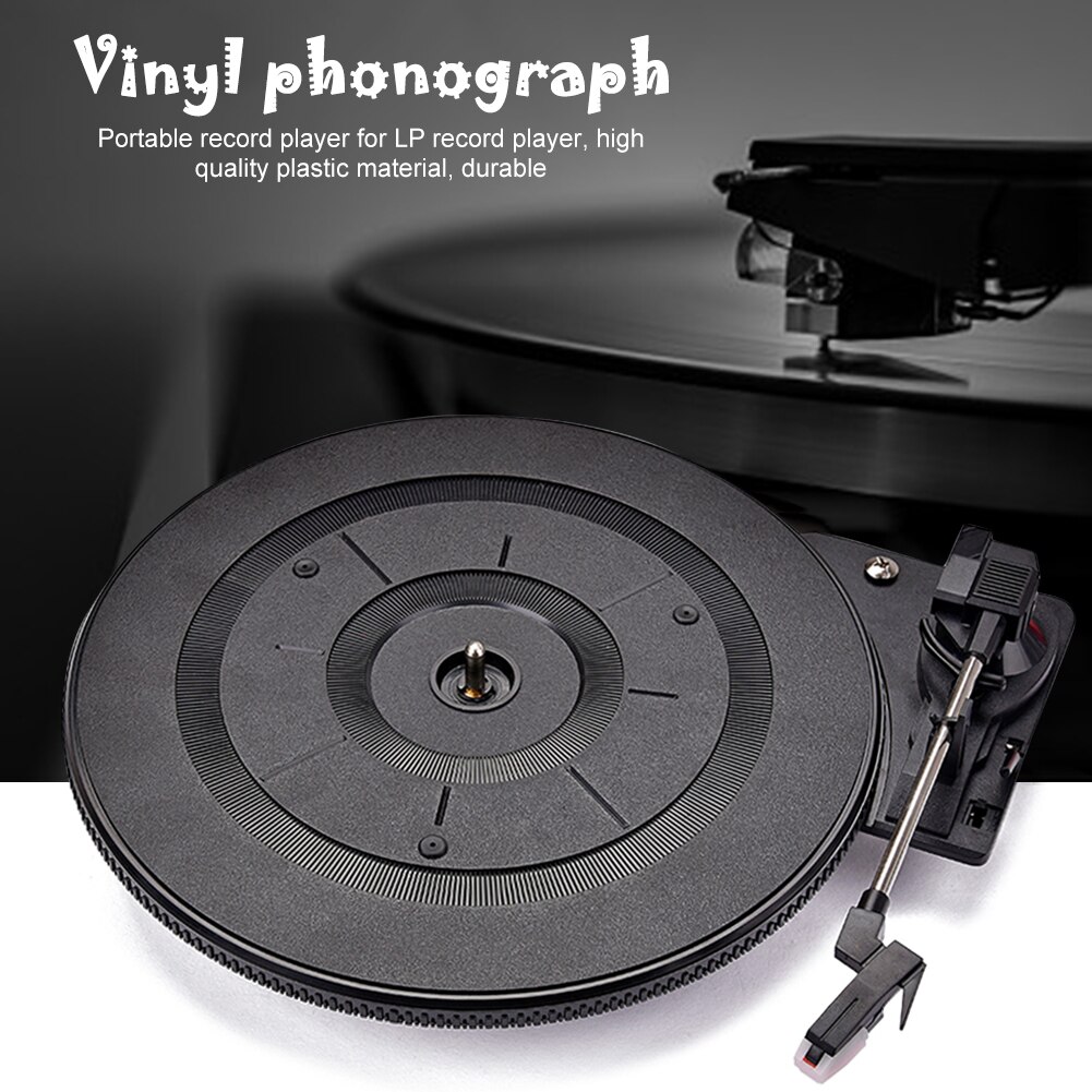 Universal- Schallplatte Spieler 3-Geschwindigkeit Plattenspieler Tragbare Phonographen Rabatt Zubehör