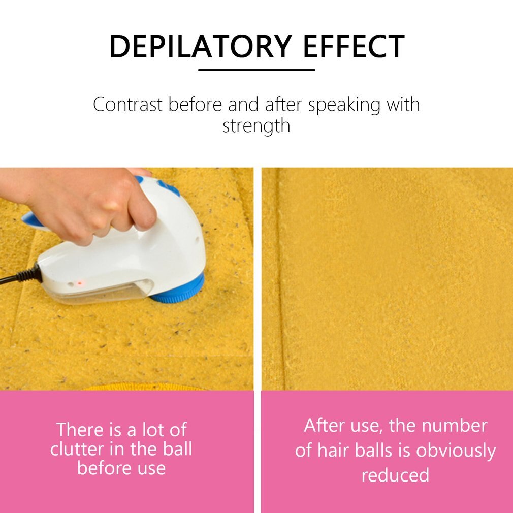 Tragbare Usb Aufladbare Fussel Entferner Heimgebrauch Stoff zur Seite fahren Rasierer Rasierer Kleidung Rasierer Entfernen