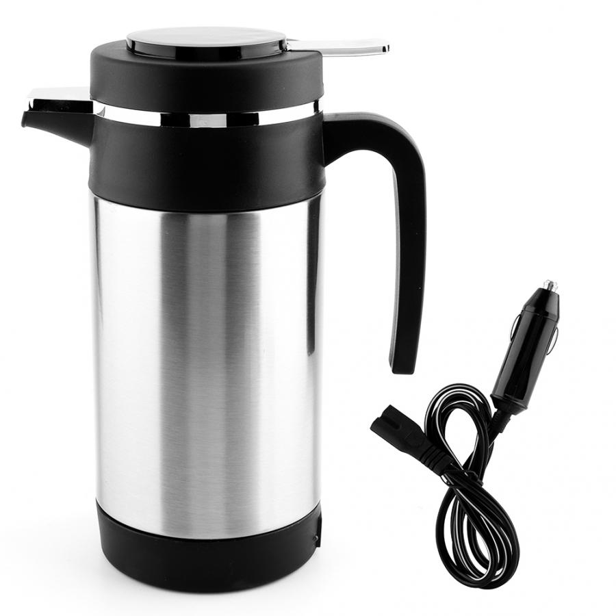 1200ML Edelstahl Auto Elektrische Wasserkocher Kaffee Tee Thermos Wasser Heizung Wasserkocher Becher Tasse 12V Auto Heizung Wasserkocher