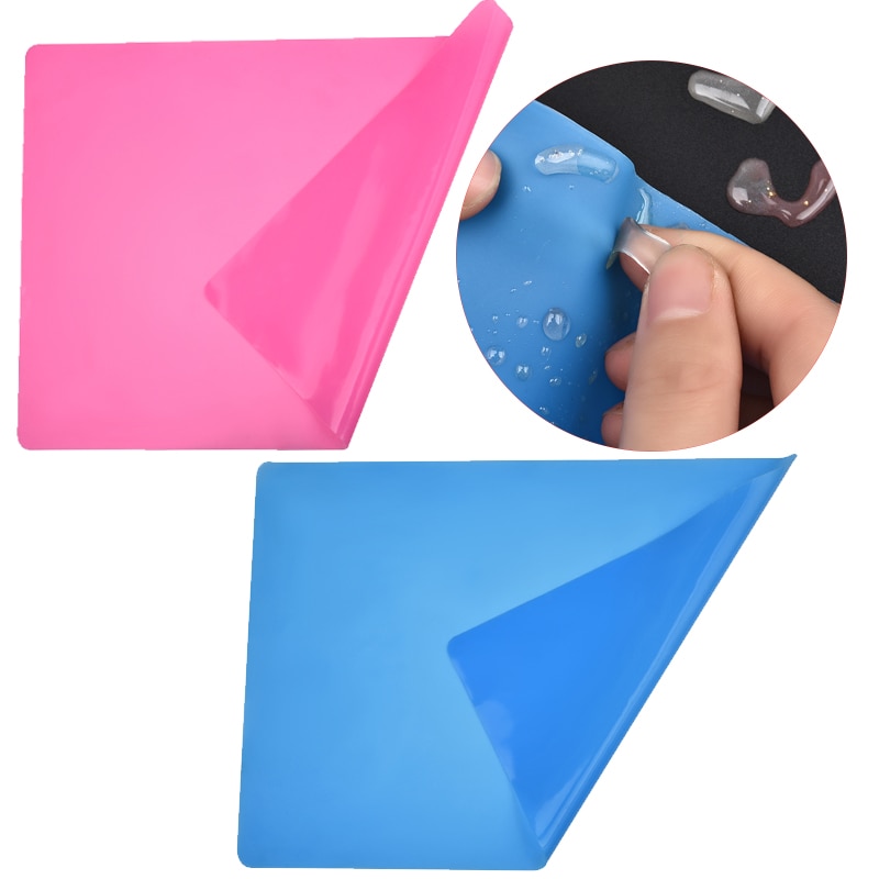 Silikon Pad 30x40cm Schmuck, Der Schutz DIY Platte matt Nicht Stock Pad Für Harz, Der Tabelle Schutz blau Rosa Farbe