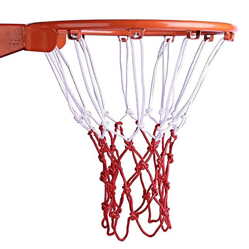 Standard Nylon Basketball Netz Gewinde Sport Basketball Band Gittergewebe Rückwand Felge Ball Pum Weiß verrotten Blau