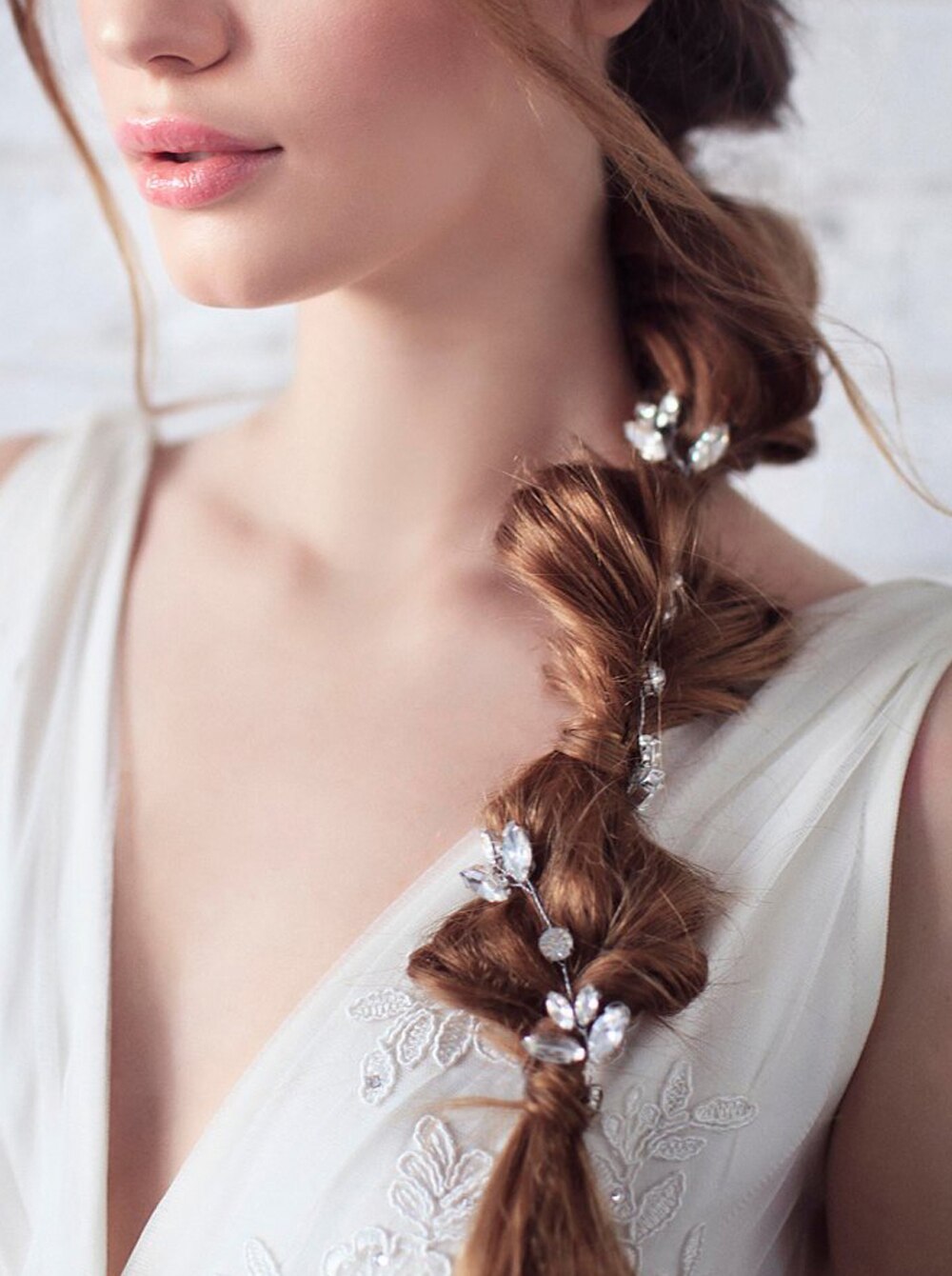 Hochzeit Silber Strass Stirnband Kristall Braut Haar Reben Hochzeit Haar Stück Boho Hochzeit Stirnband Für Frauen