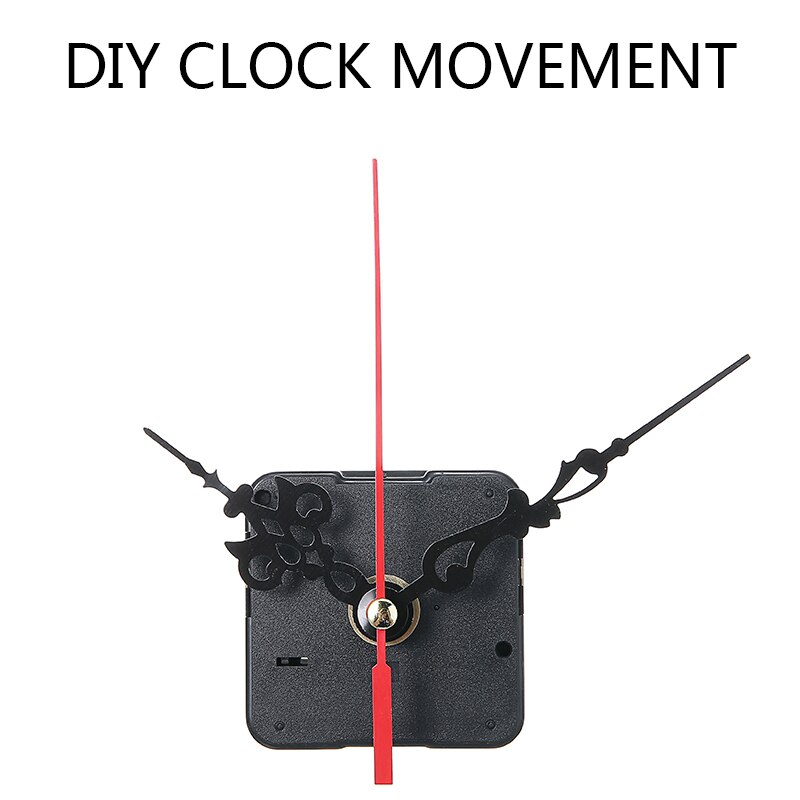 DIY Uhr Teile Quarz Uhr Neue Motor- Für Wanduhr Bewegung Teile Schwarz Hände Ersatz Teile Werkzeug Bausatz Wohnkultur