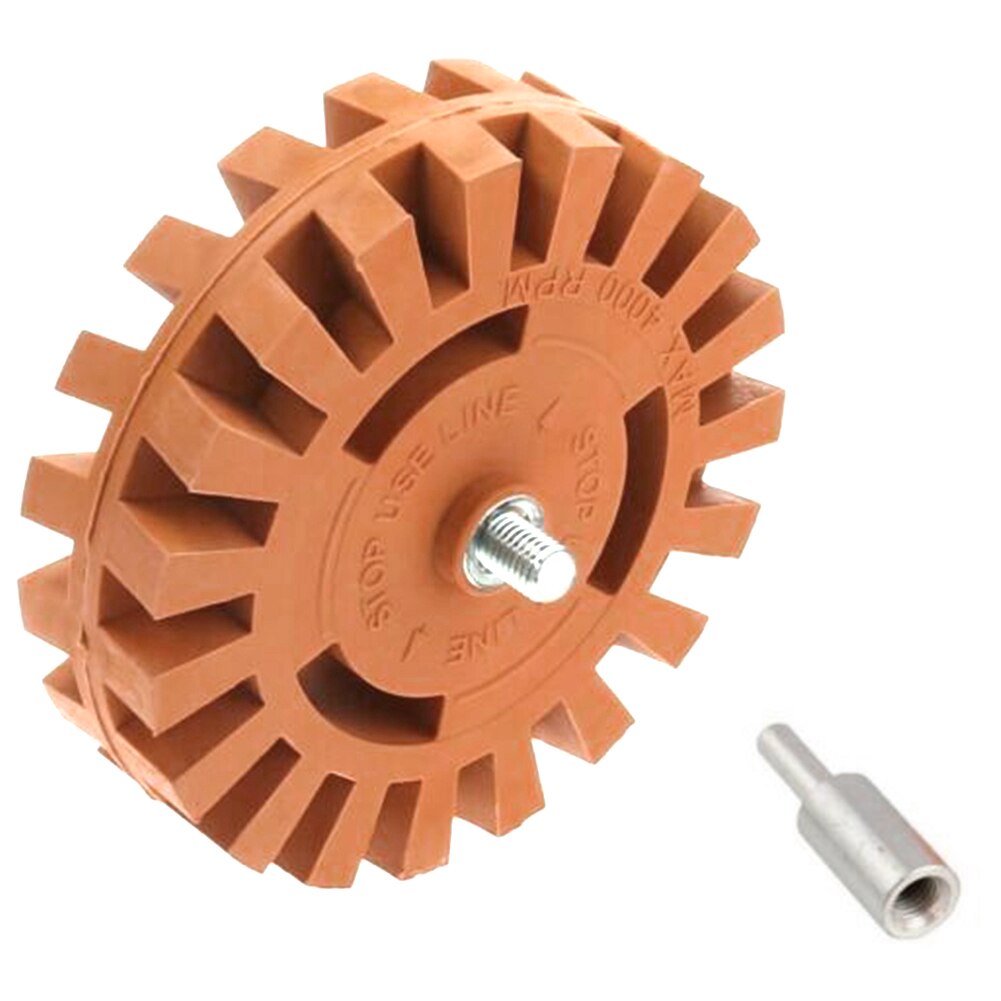 4 zoll 100mm Bohrmaschine Adapter Auto Nadelstreifen Radiergummi Rad Effektive Gummi Schnell Aufkleber Entfernung Glatte Praktische Anti kratzen