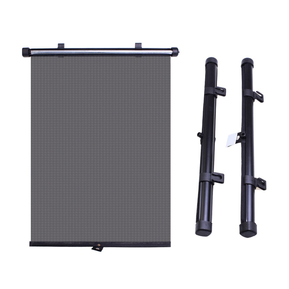 2 stücke Universal- Automatische Versenkbare Schattierungen Rollos Sonne Block mit Saugnäpfen Abdeckung Vorhang