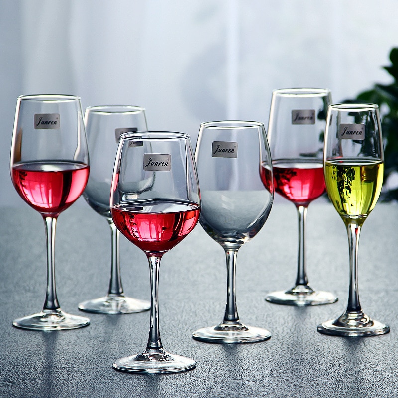 Moderne Grün Apfel Rotwein Glas Becher bleifreies Glas Tasse Wein Champagner Glas Wein einstellen