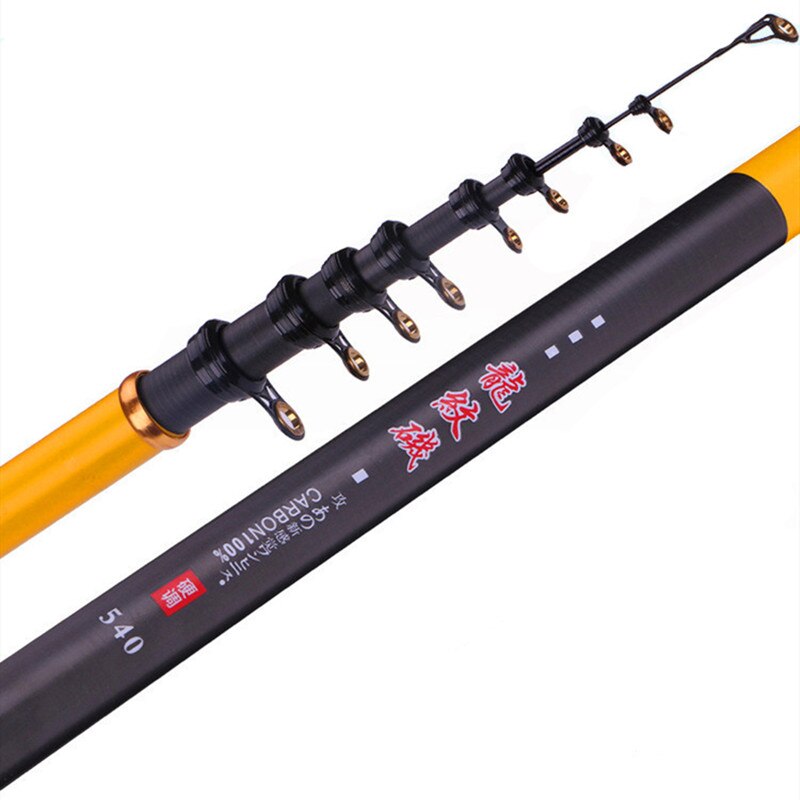 Felsen angelrute Ultra licht Kohlenstoff fiber M Energie Spinnen angelrute teleskop tragbare reise meer Stiefel ppqzp