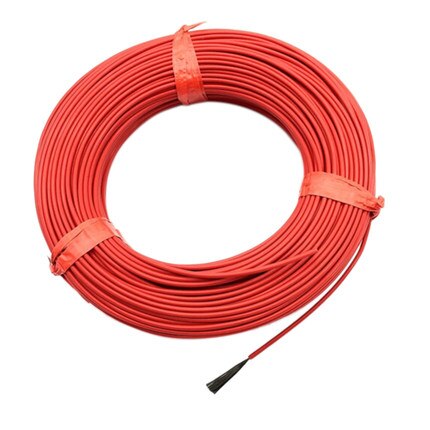10M Infrarot Heizung Boden Heizung Kabel System Von 3mm Kieselsäure Gel Kohlenstoff Faser Draht Verwendet in 220v spannung 150w 12K 33Ohm / M