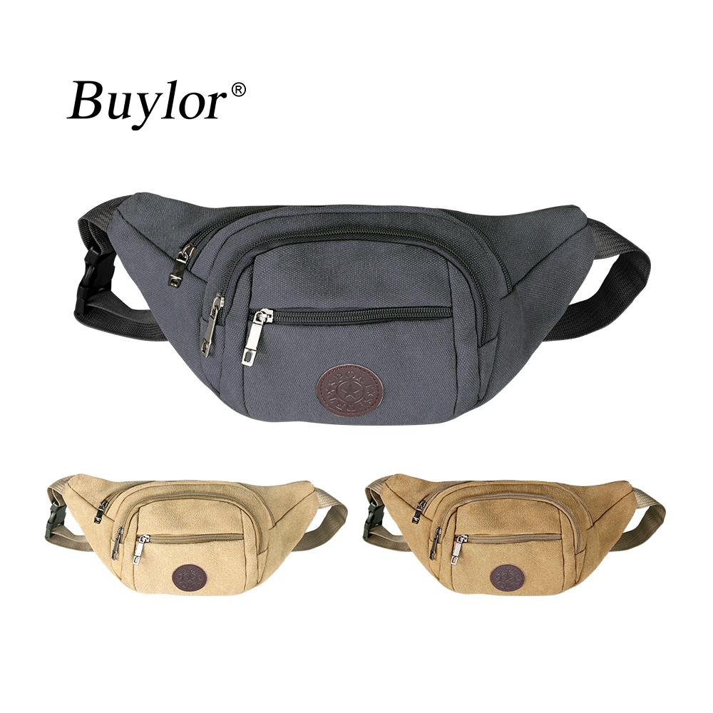 Buylor Banane miserabel Tasche Leinwand Taille Pack Sport Gürtel Tasche Hüfte Tasche fanny Pack draussen Telefon Halfter Reise
