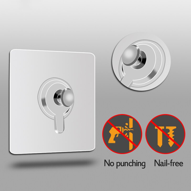 4Stck Dekorative Malerei Foto Rahmen Hängen Haken Schlecht Zauberstab Starken Saugnapf Kleben Nagel Minimalistischen Foto Schlüssel Zauberstab Haken