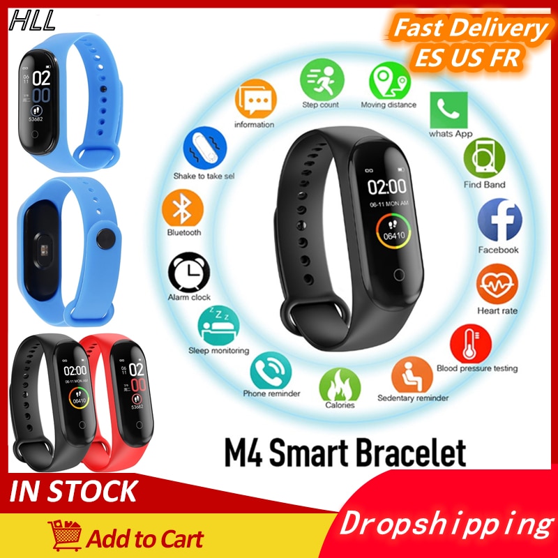 M4 Clever Uhr Band Pedometer Uhren Armbinde Clever Gesundheit Uhr Fitness Band Armbinde Blutdruck Herz Bewertung Monitor Bands