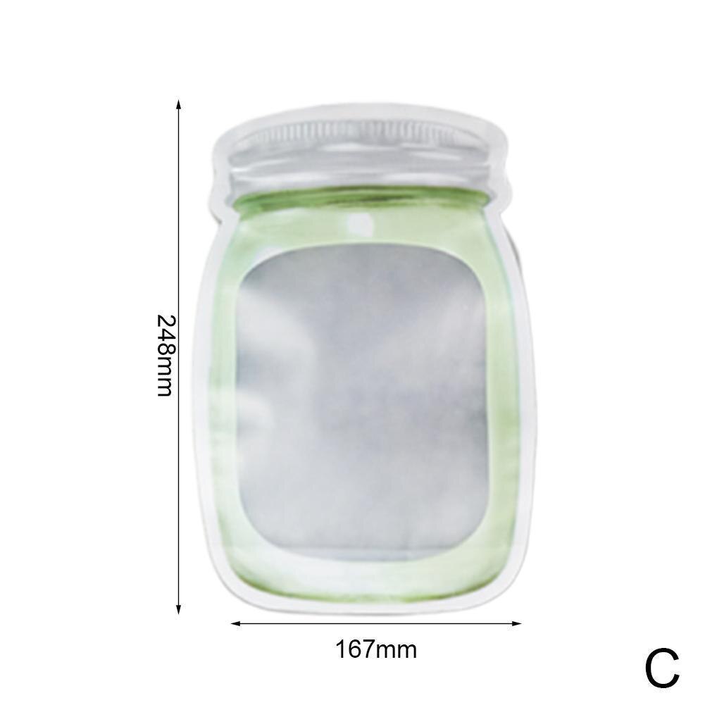 Umweltfreundliche Krug bilden Dichtung Reißverschluss Tasche Wiederverwendbare Snack Lagerung Tasche Tasche Blume Ziplock Tasche Backen Keks Paket Tasche