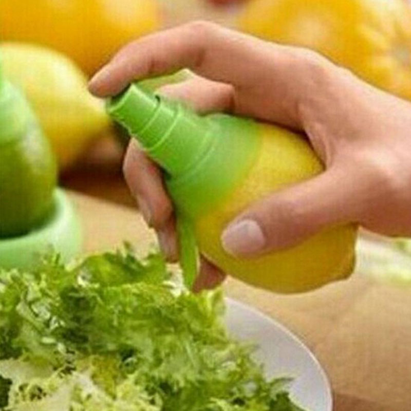 1PC Handleiding Obst Entsafter Orange Citroen Presse Zitrone Orange obst werkzeug Spritzgerät Küche Kreative Haushalts Produkte Spielereien