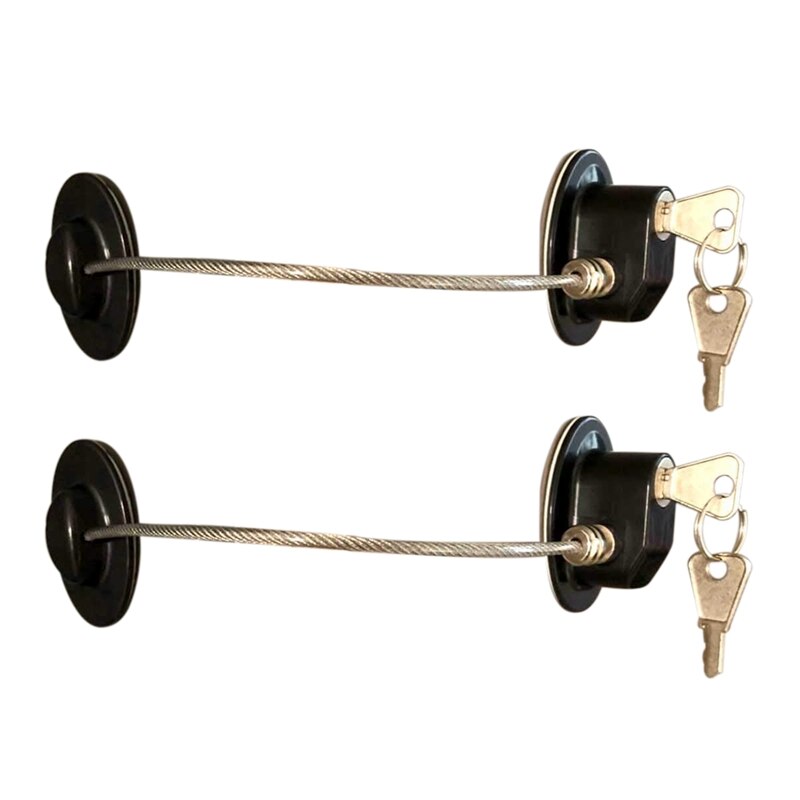 2 stück Kühlschrank Türschloss Starken Klebstoff Gefrierschrank Türschloss Datei Schublade sperren Art Sicherheit Schrank Schloss mit Schlüssel