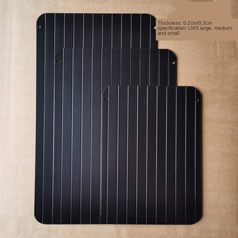 Abtauen Tablett Lebensmittel Klasse Aluminium Legierung Platte Steak Tiefkühlkost Fleisch Schnell Auftauen Portion Dörr Rechteck Gerät