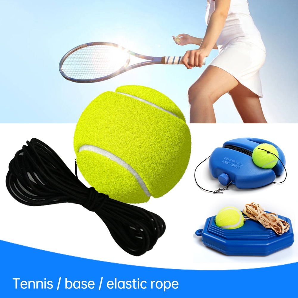 schwer Pflicht Tennis Ausbildung Werkzeug Baseboard Sparring Gerät ÜSpund Tennis Ball Sport Selbst-studie Rebound Ball Mit Tennis Trainer