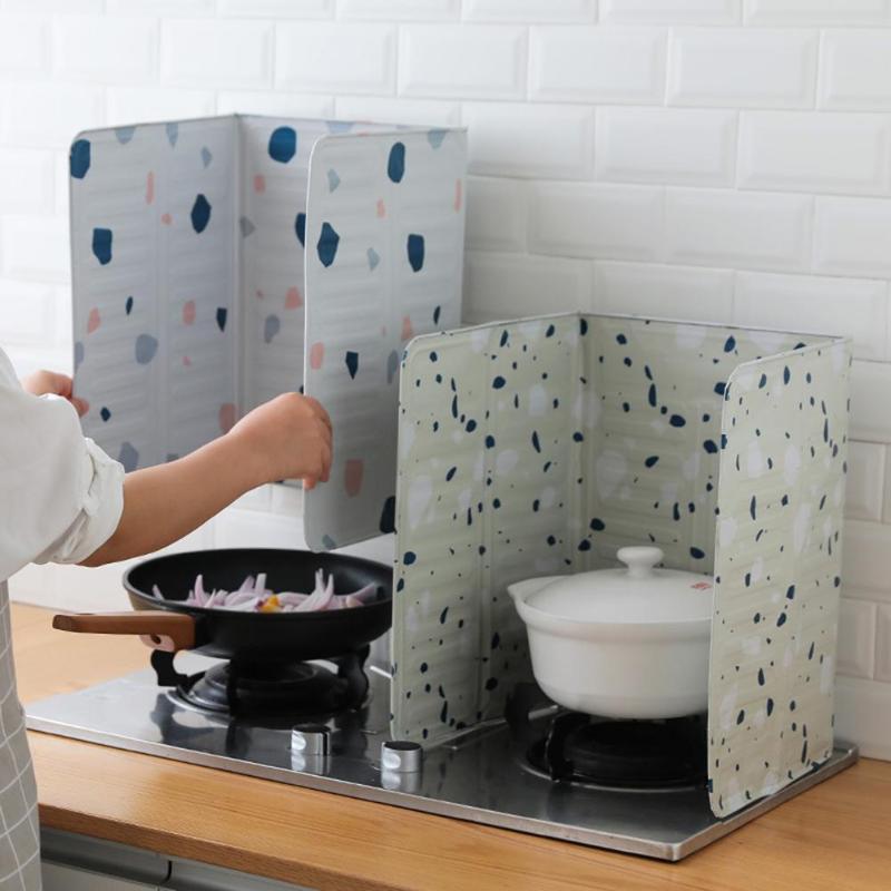 Küche Öl Spritzen VerbrüHenne Winddicht nachweisen Bord Bildschirm Braten Pfanne Schutz Abdeckung Herde Anti Schild Schutz Teiler Schallwand Accesso